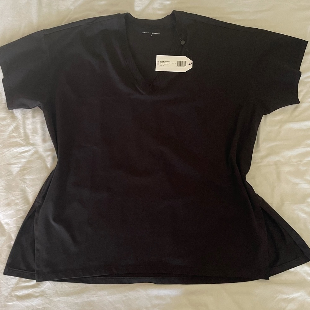 Universal standard relaxed v neck tee